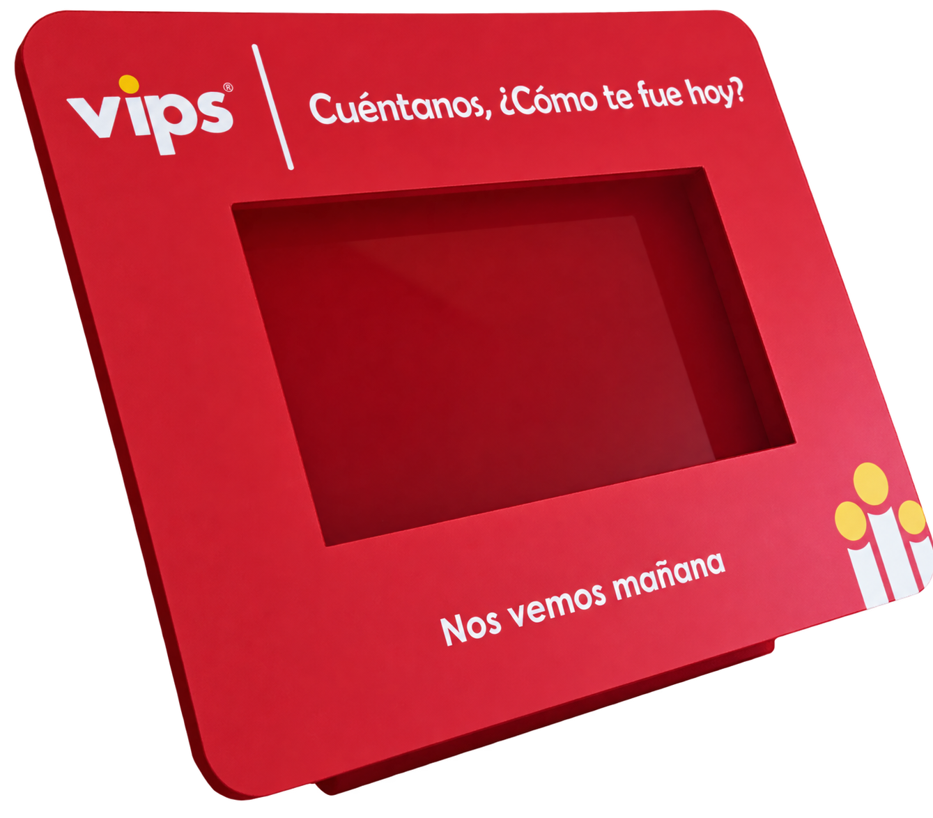 Exhibidor fabricado para Vips